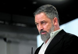 Santiago Abascal, líder nacional de Vox