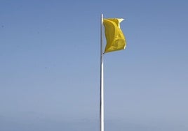 Bandera amarilla, en una imagen de archivo.