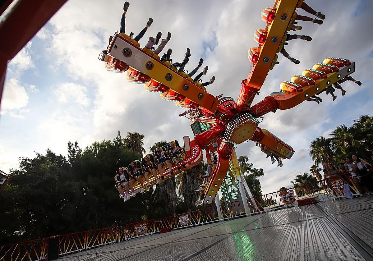 Imagen de una atracción durante la Feria del año pasado.