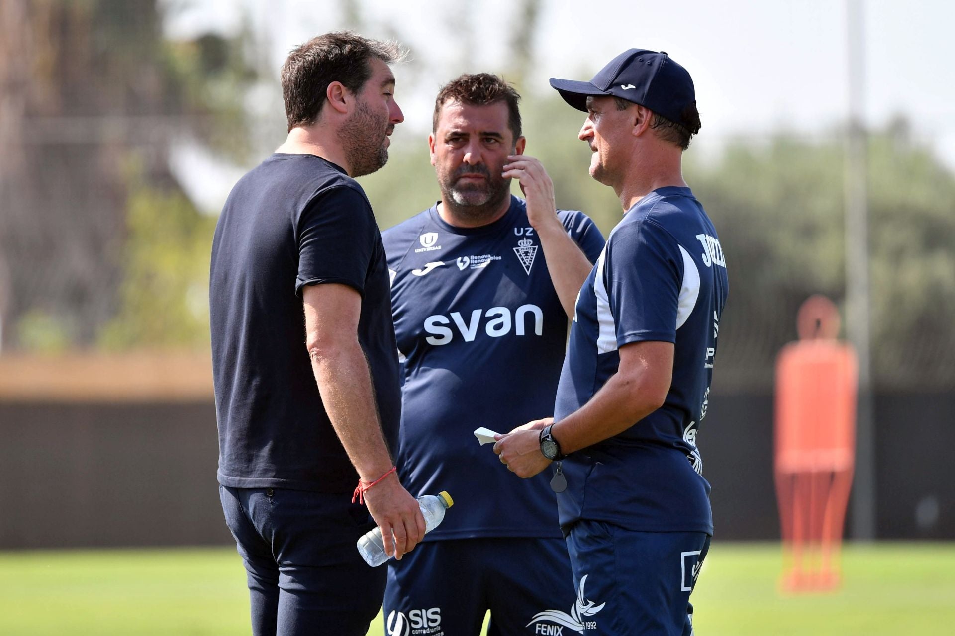 El entrenamiento del Real Murcia, en imágenes
