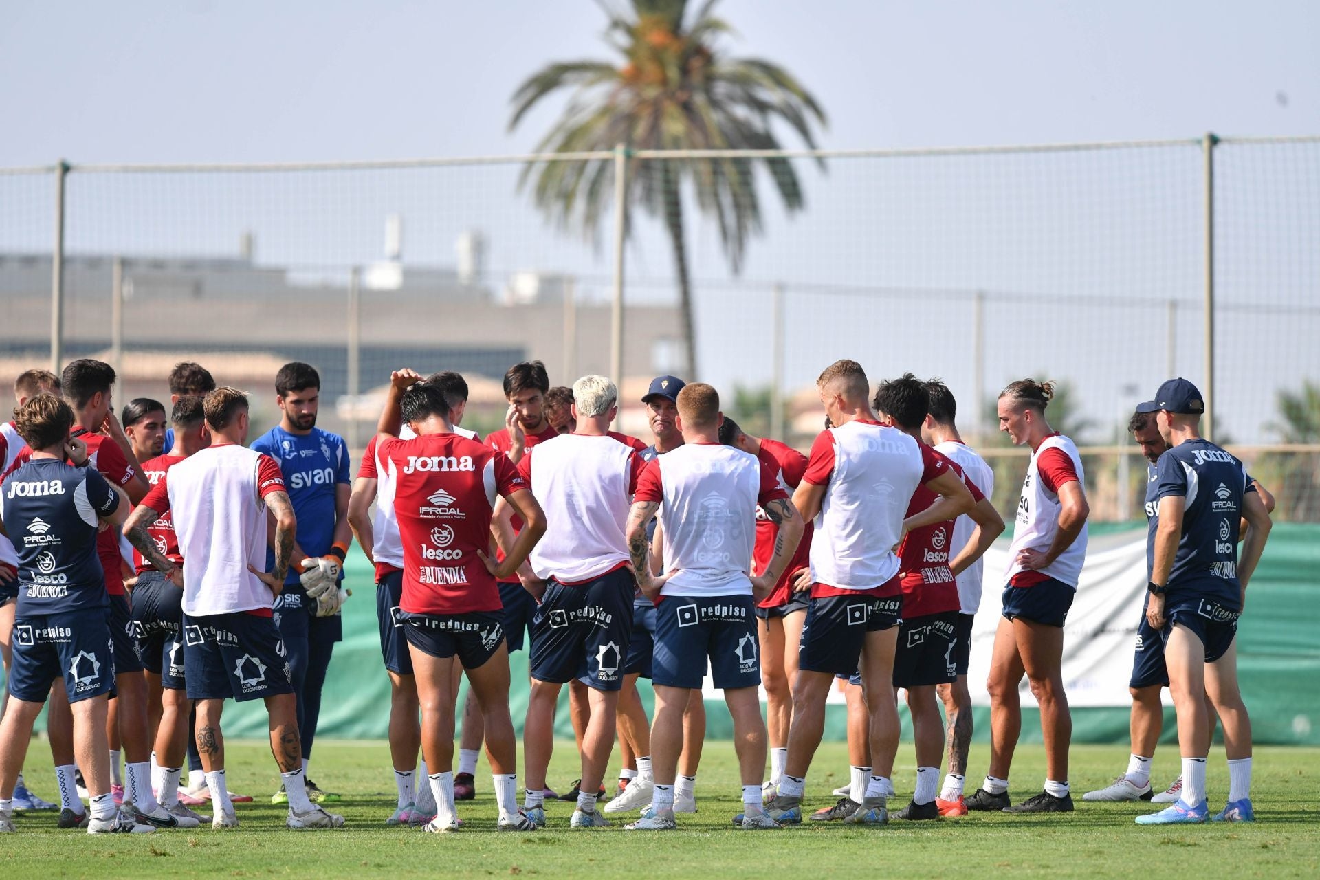 El entrenamiento del Real Murcia, en imágenes