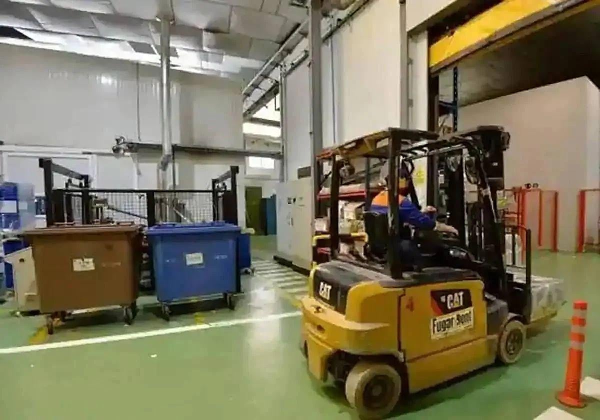 Trabajador de una empresa de la Región, en una foto de archivo.