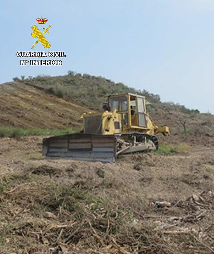 Imagen secundaria 2 - Seis vecinos de Mazarrón, investigados por hacer obras en terreno protegido