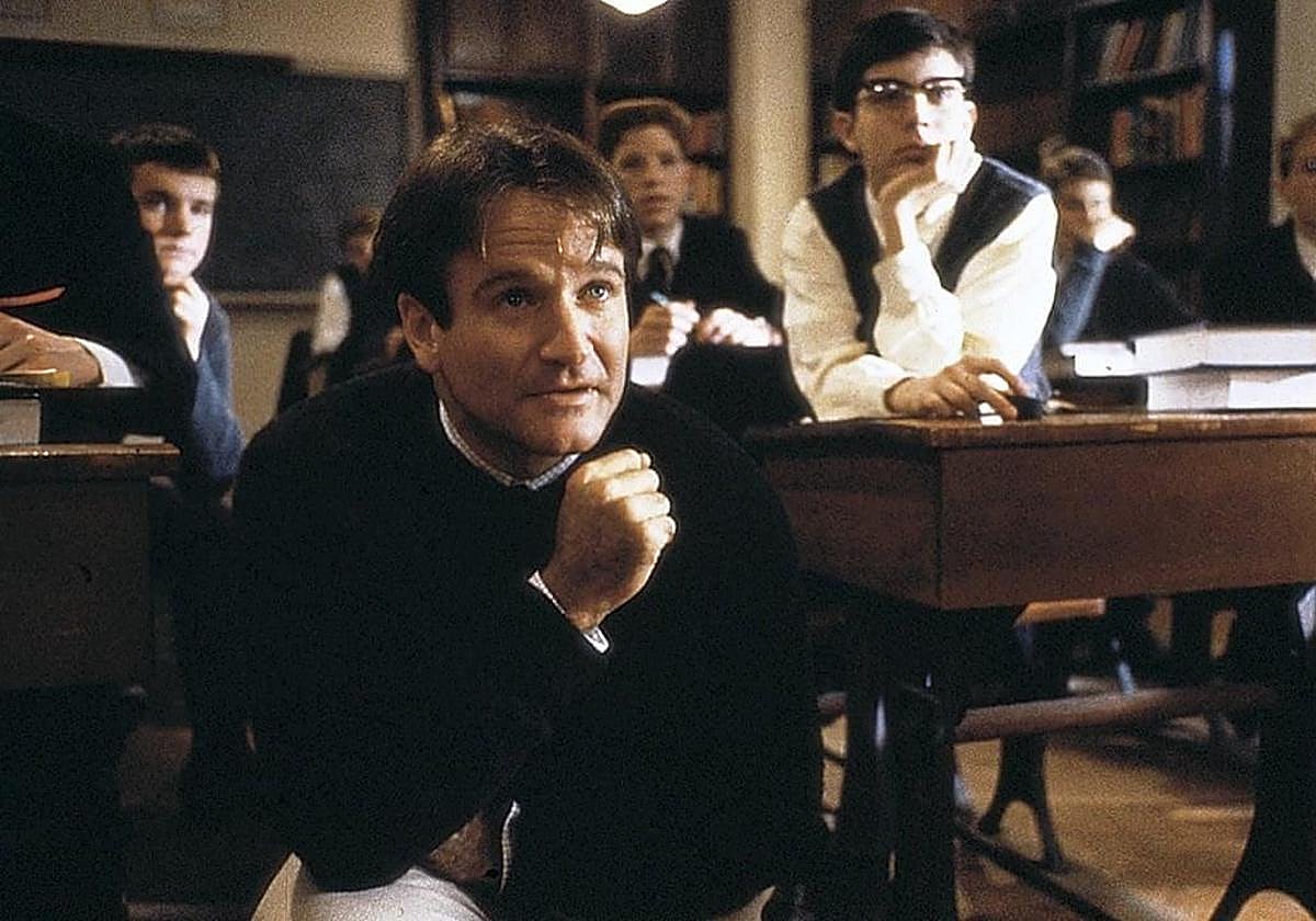 Fotograma de la película 'El club de los poetas muertos'.