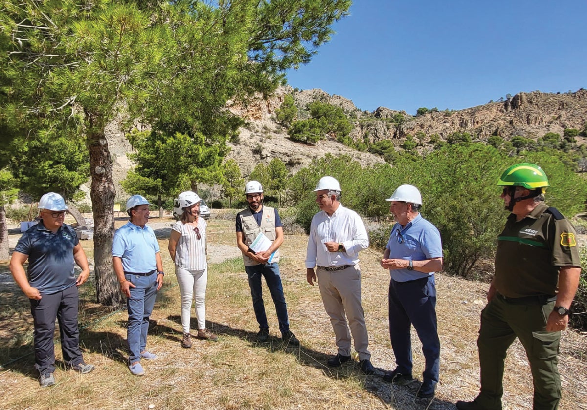 La Comunidad inicia las obras de mejora del área recreativa del Mirador del Solvente en la Sierra de Ricote