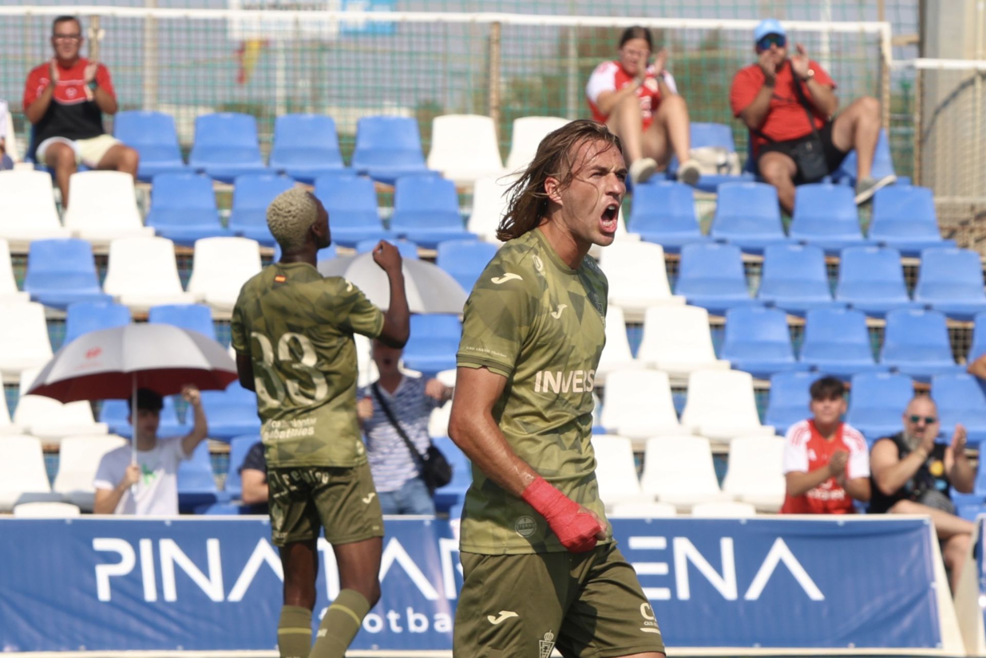 En imágenes, el partido de pretemporada entre el Real Murcia y el Melilla