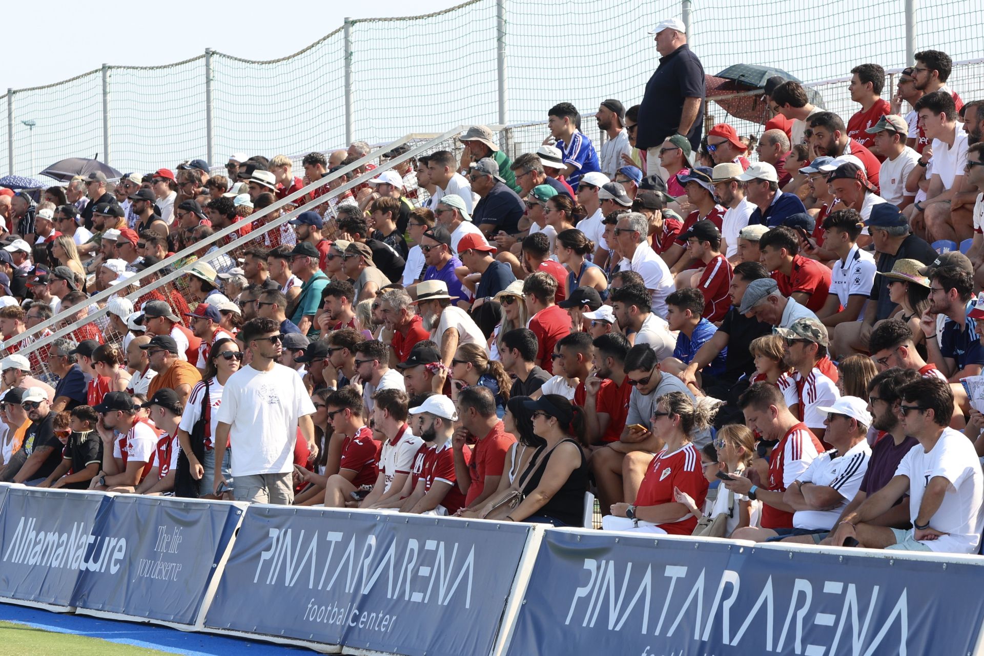 En imágenes, el partido de pretemporada entre el Real Murcia y el Melilla