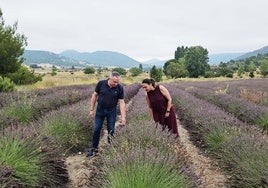 La consejera Rubira, junto al alcalde de Moratalla, Juan Soria.