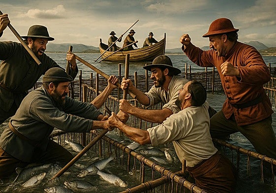 «En la gola manda el que llega primero, y el último se va con las manos vacías… o con la cabeza rota».