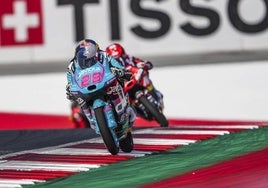 Máximo Quiles, en el Gran Premio de Austria.