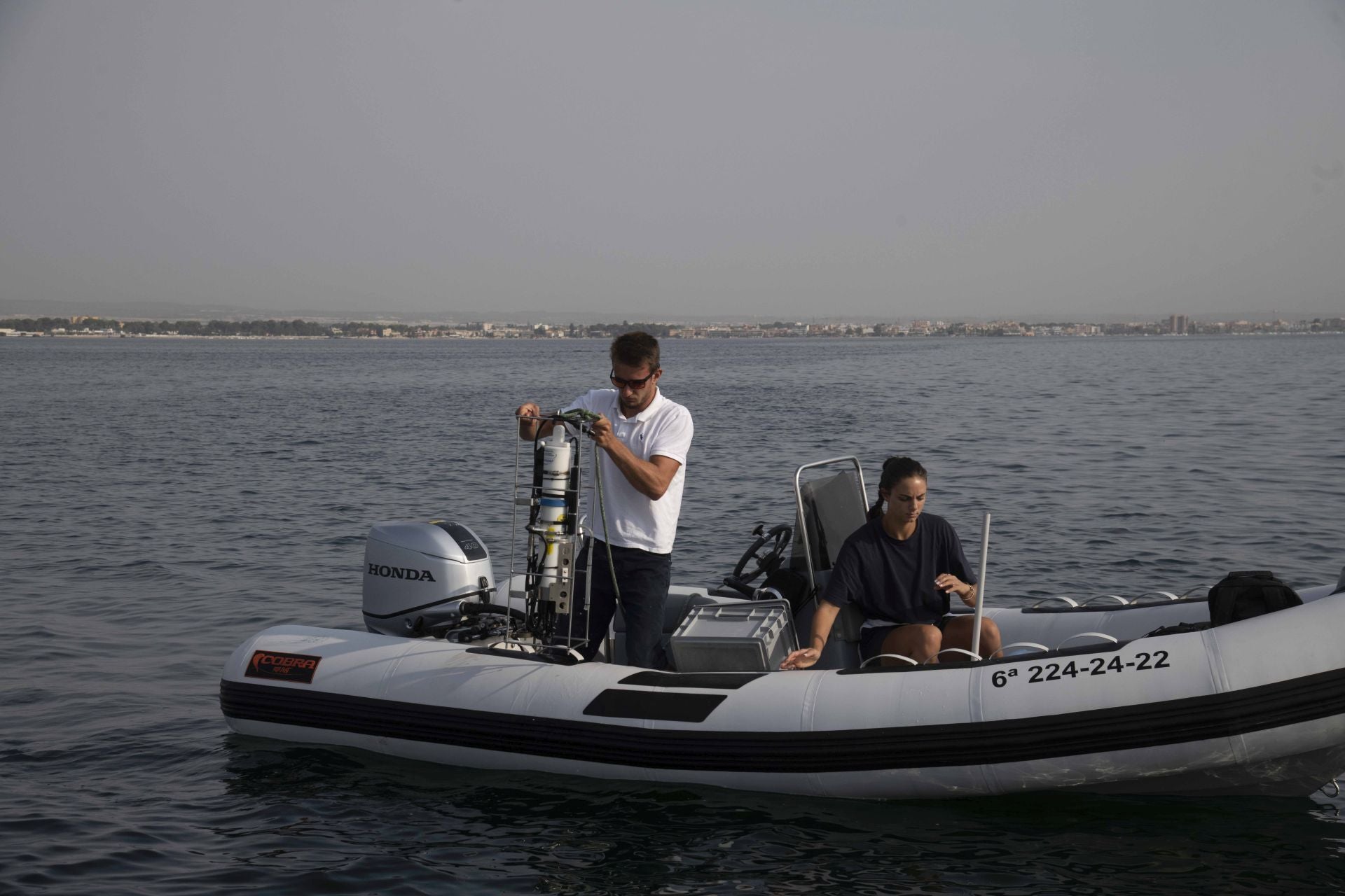 La red de sensores de medición del estado del Mar Menor, en imágenes