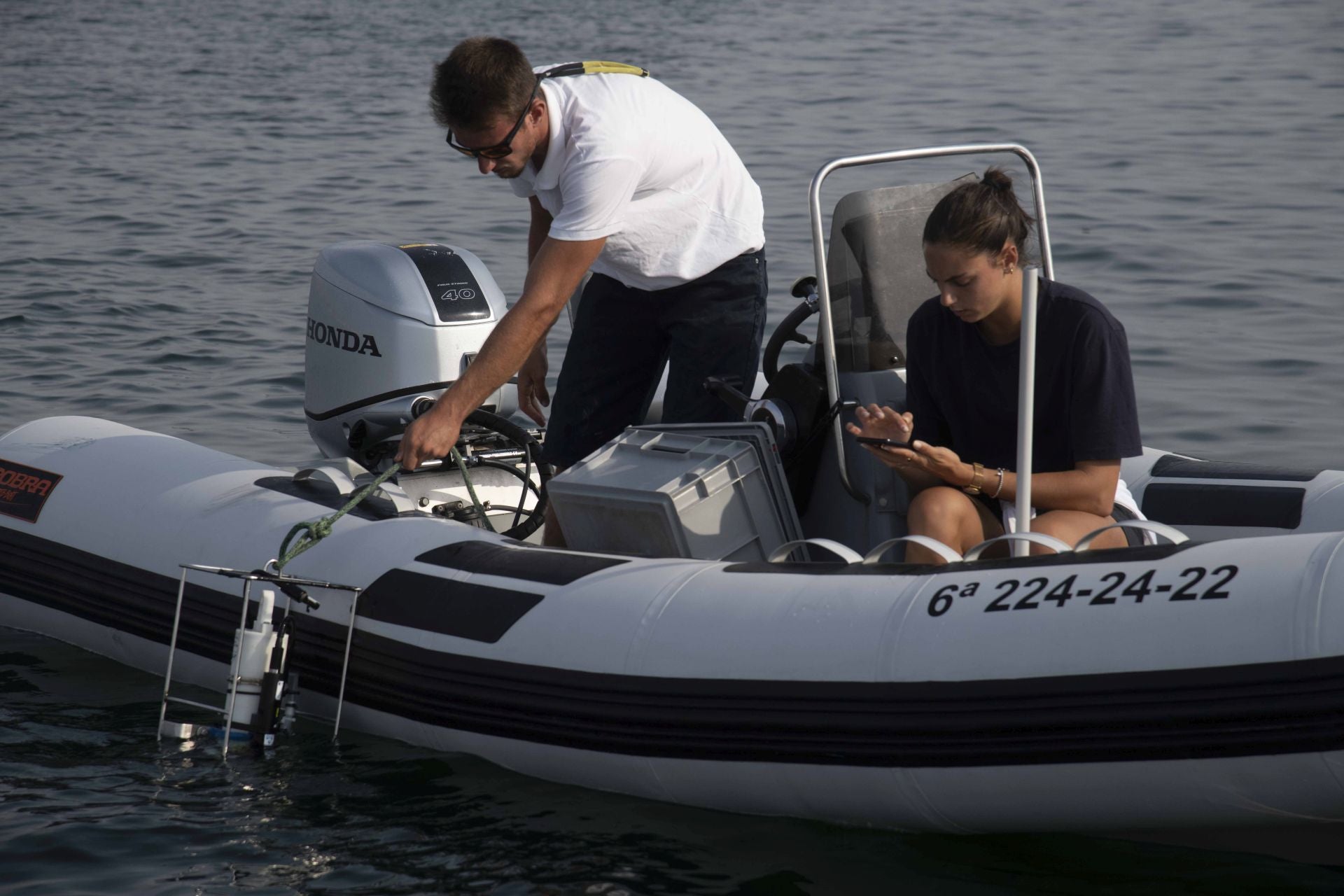 La red de sensores de medición del estado del Mar Menor, en imágenes