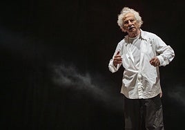 El Brujo, este martes, en el Festival de Teatro de San Javier.