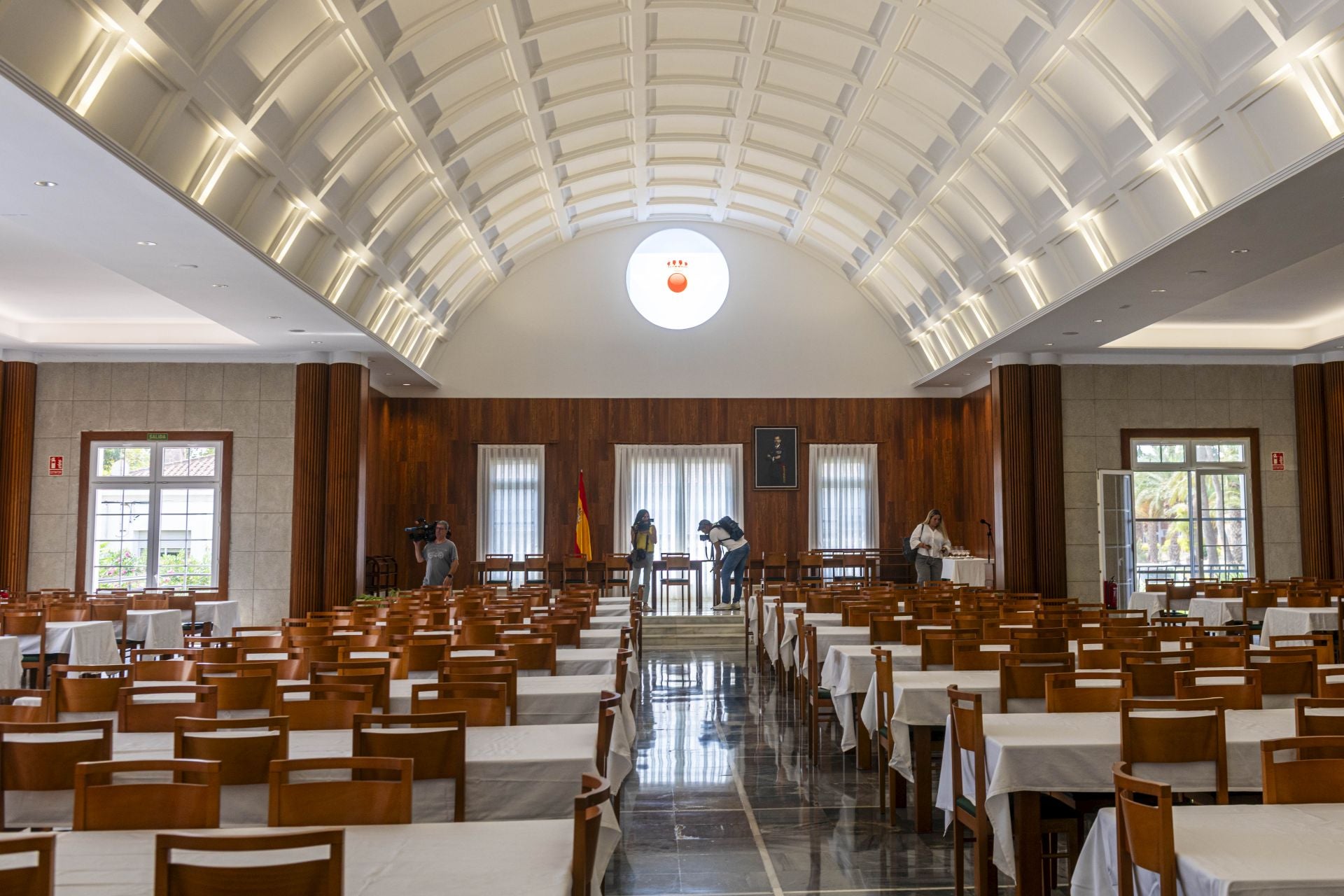 En imágenes, la puesta a punto en la Academia General del Aire antes de la llegada de la Princesa Leonor