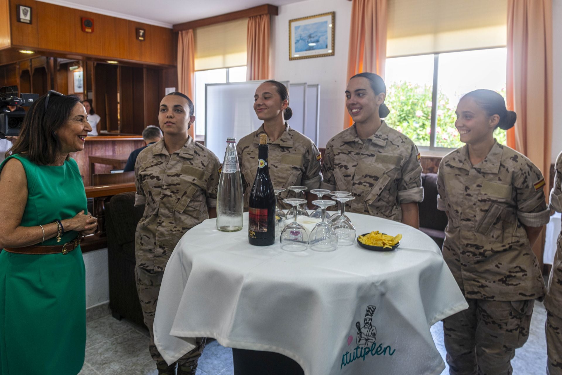 En imágenes, la puesta a punto en la Academia General del Aire antes de la llegada de la Princesa Leonor