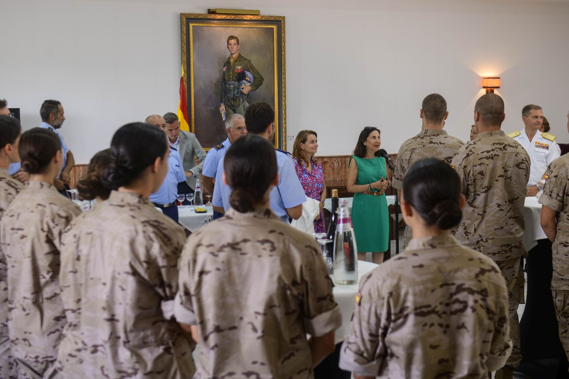 En imágenes, la puesta a punto en la Academia General del Aire antes de la llegada de la Princesa Leonor