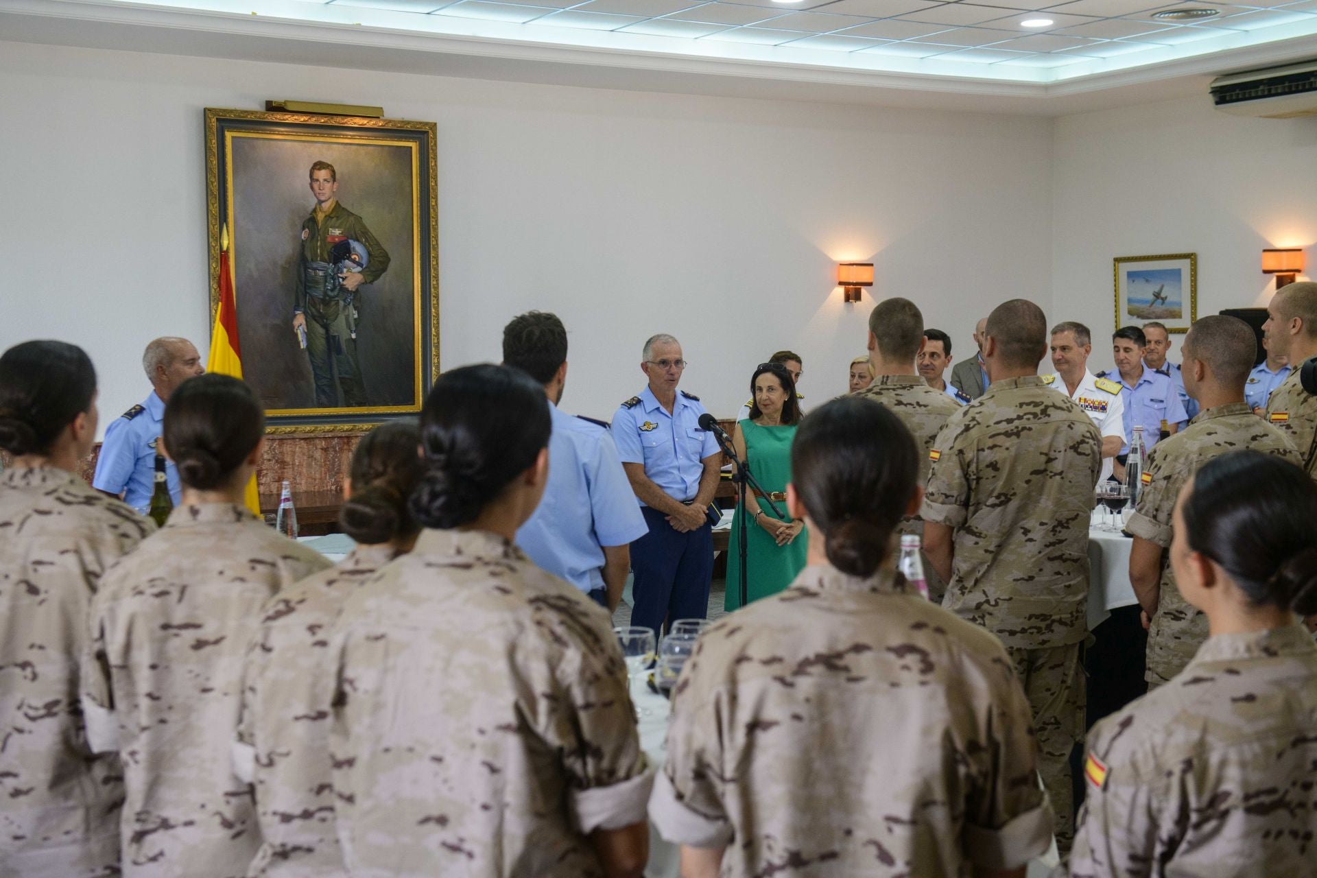 En imágenes, la puesta a punto en la Academia General del Aire antes de la llegada de la Princesa Leonor