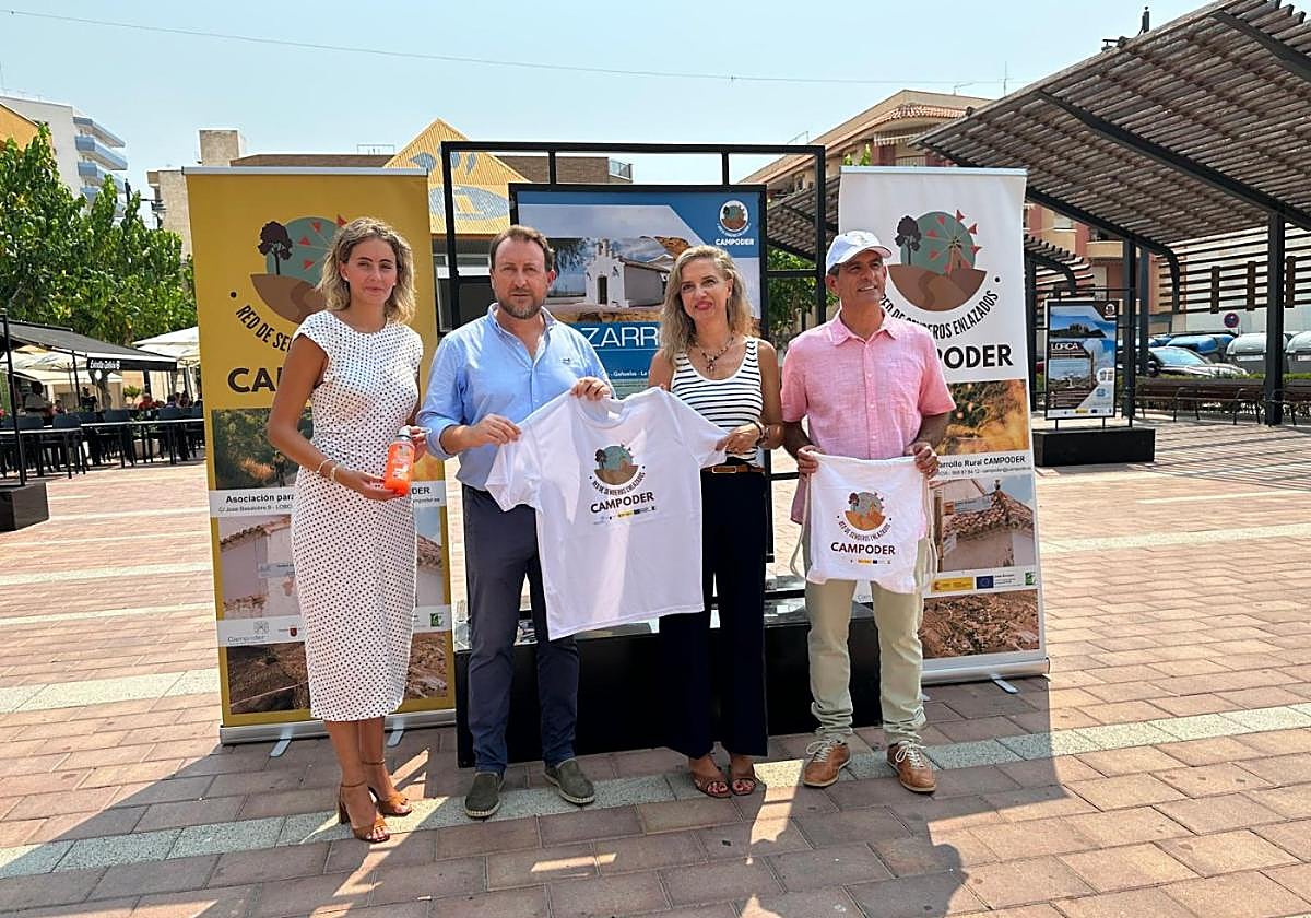 Presentación de la exposición itinerante en Mazarrón.