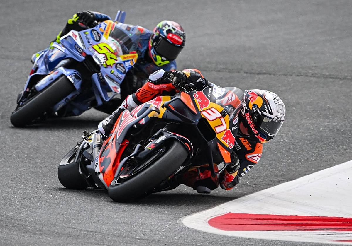 Acosta y Aldeguer, en el Gran Premio de Austria.