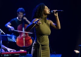 Xiluva Tomás, una de las voces de Belter Souls, en un concierto anterior.