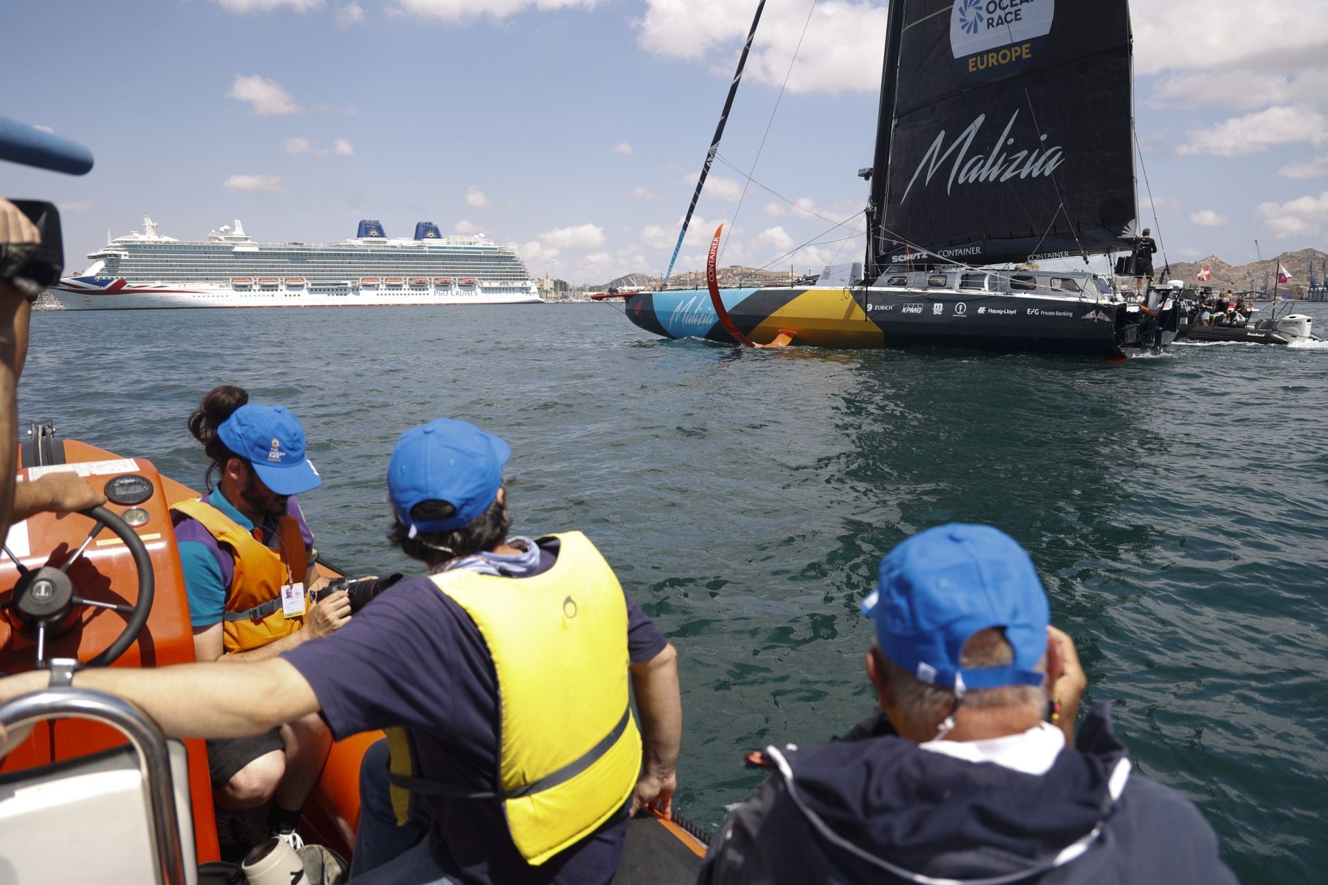 En imágenes, la Ocean Race conquista Cartagena