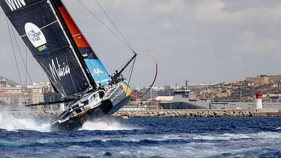 The Ocean Race aterriza en Cartagena volando sobre sus aguas: así ha transcurrido la primera jornada