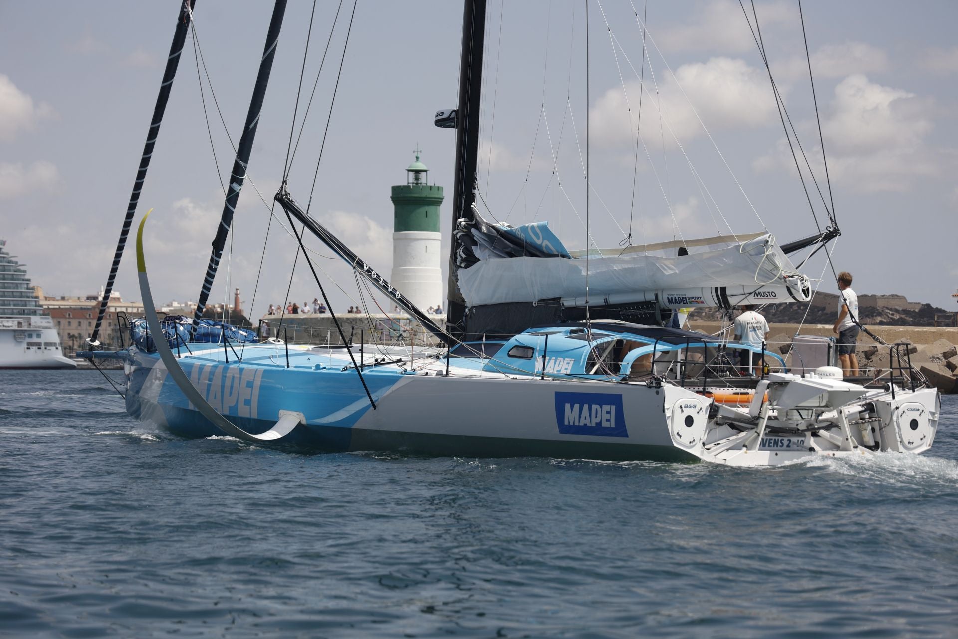 En imágenes, la Ocean Race conquista Cartagena