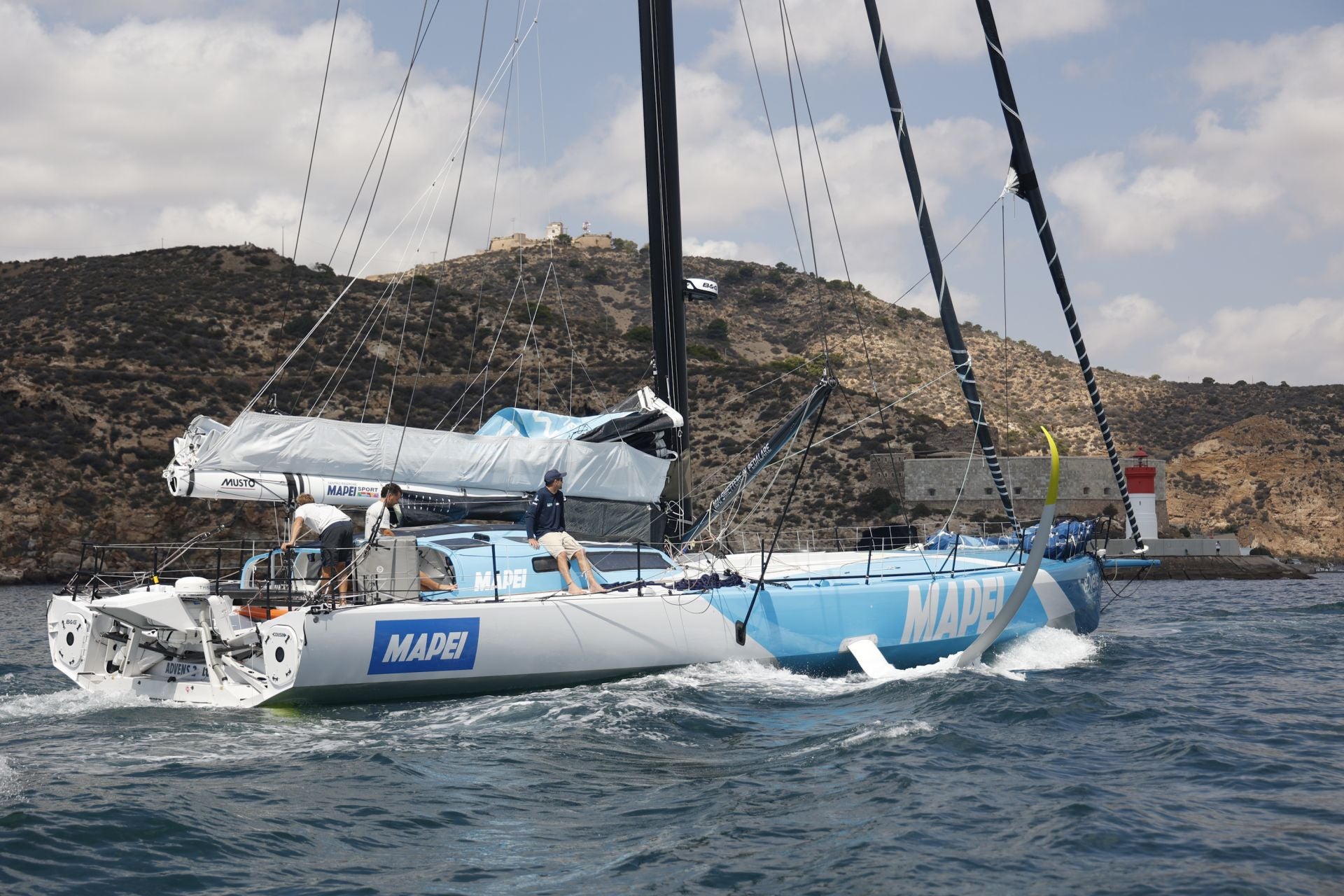 En imágenes, la Ocean Race conquista Cartagena