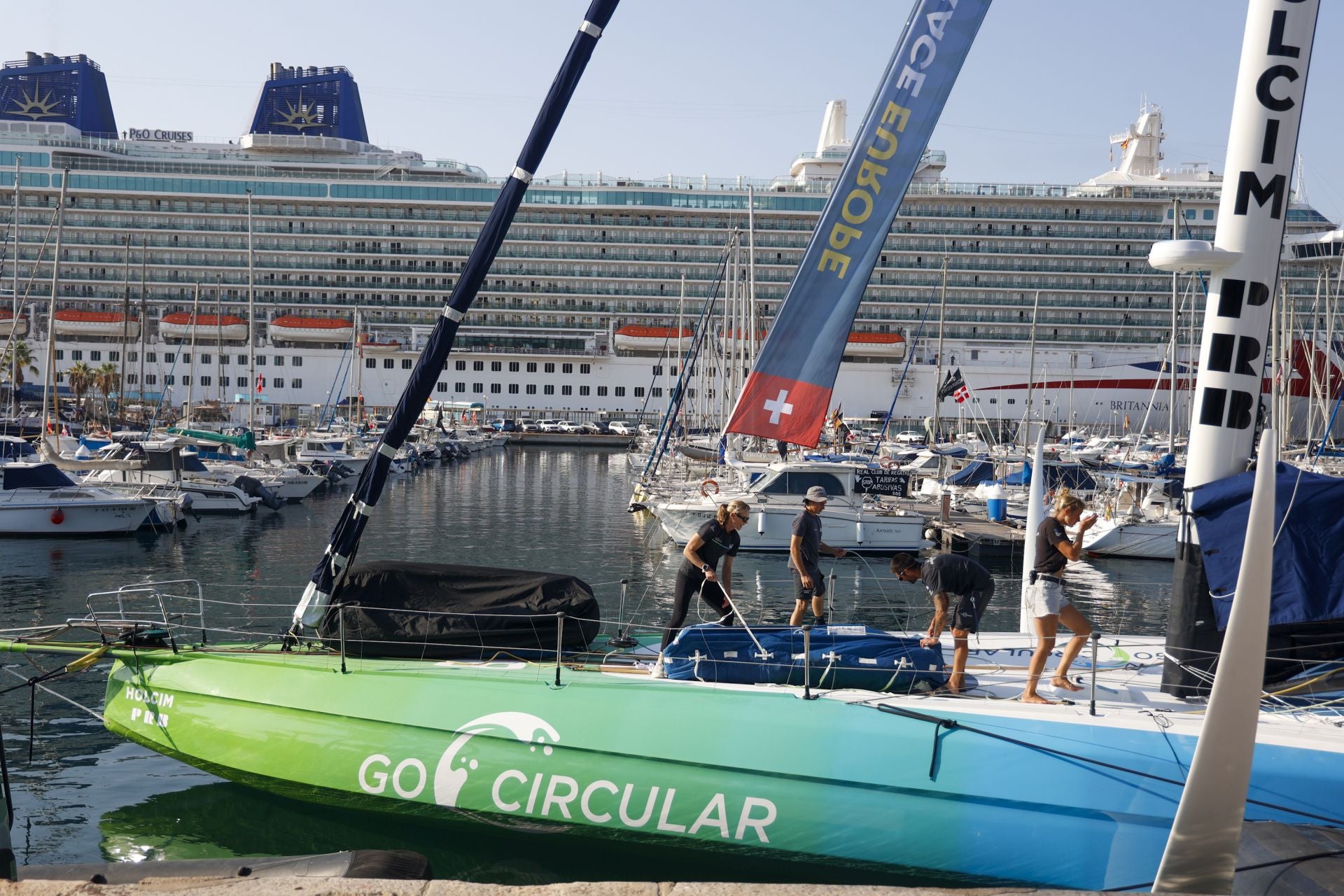 En imágenes, la Ocean Race conquista Cartagena
