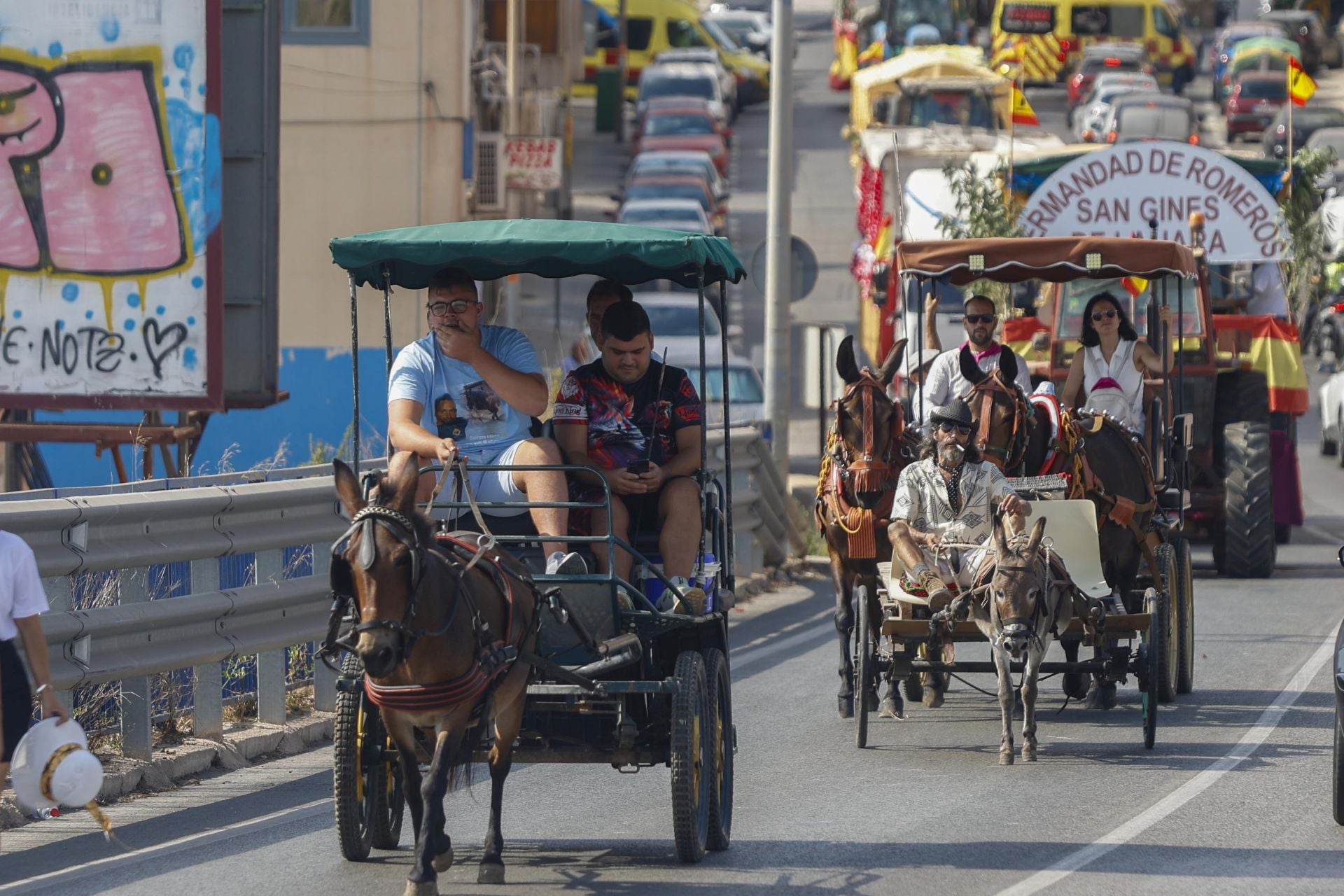 En imágenes, la romería de San Ginés de Cartagena