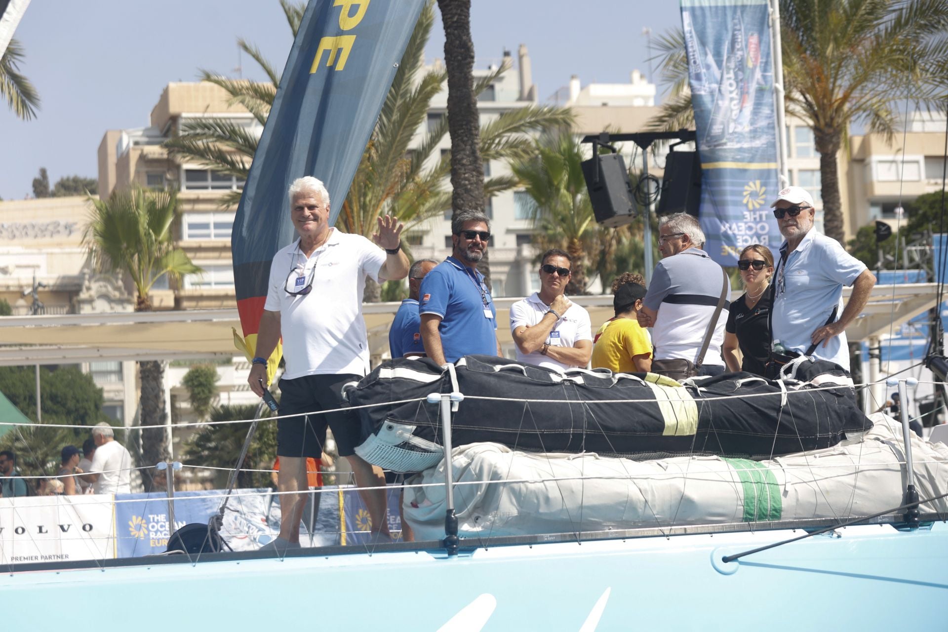 Velas latinas y visitas a los barcos de la Ocean Race