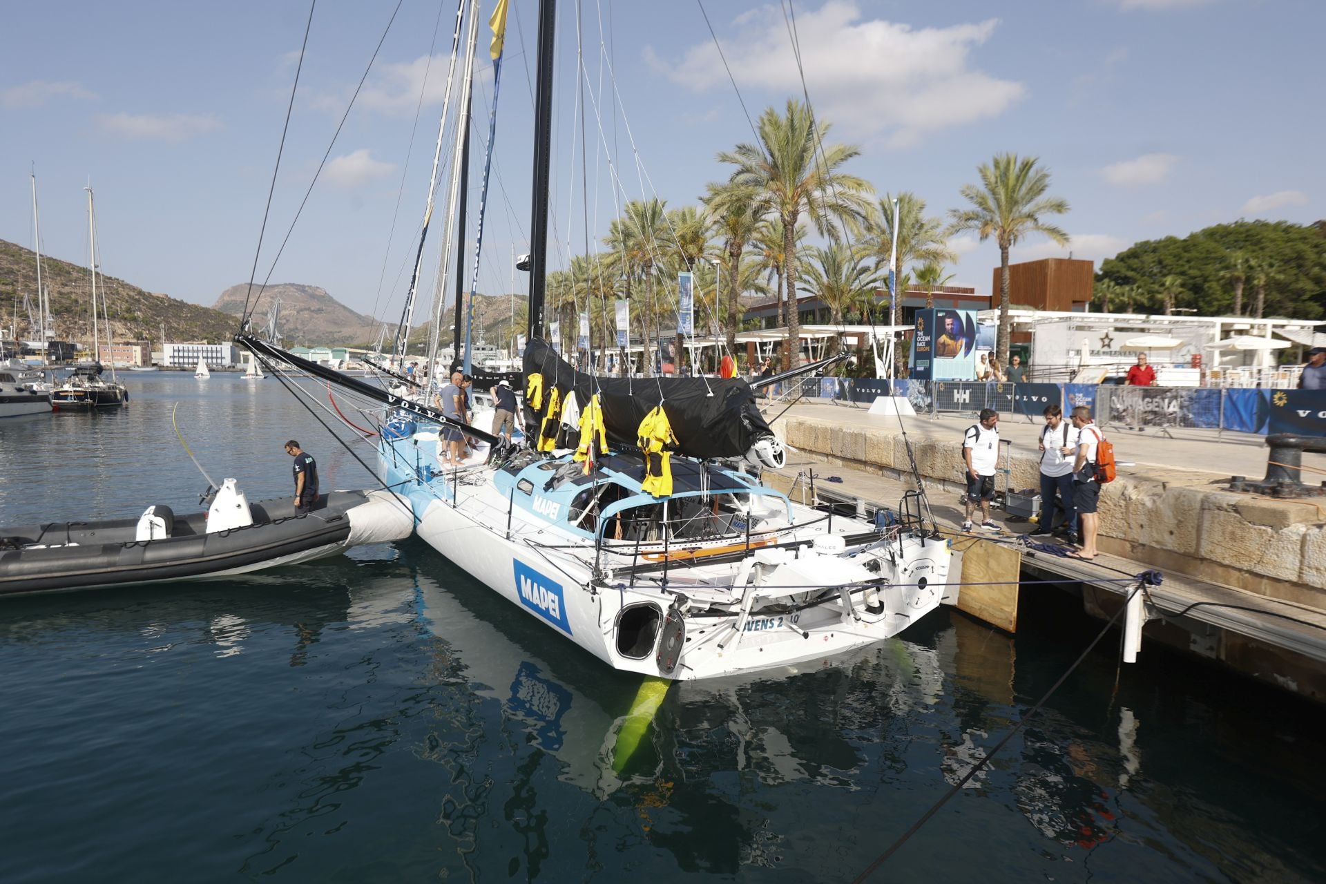 Velas latinas y visitas a los barcos de la Ocean Race