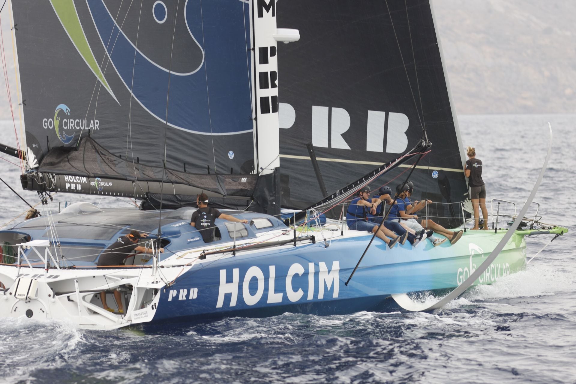 En imágenes, exhibición de una milla náutica de la Ocean Race en Cartagena