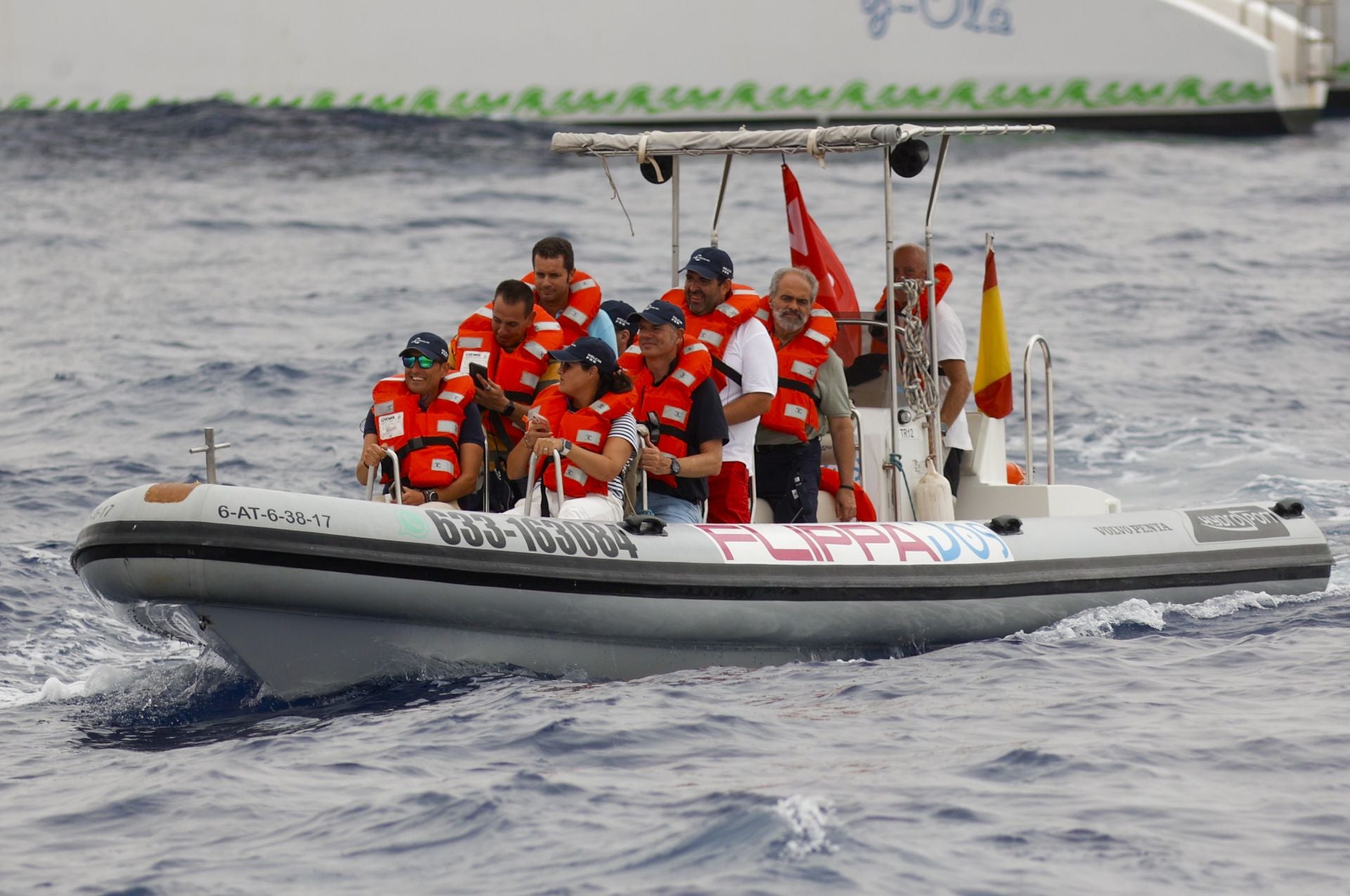 En imágenes, exhibición de una milla náutica de la Ocean Race en Cartagena