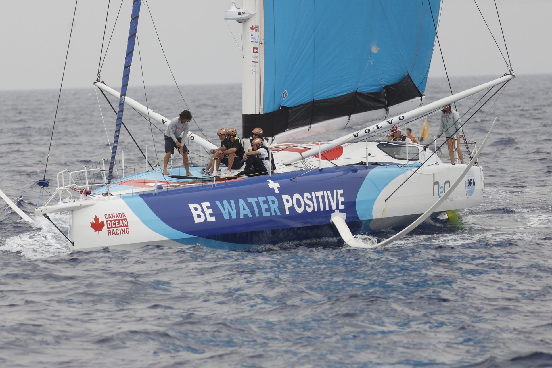 En imágenes, exhibición de una milla náutica de la Ocean Race en Cartagena