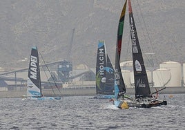 En imágenes, exhibición de una milla náutica de la Ocean Race en Cartagena