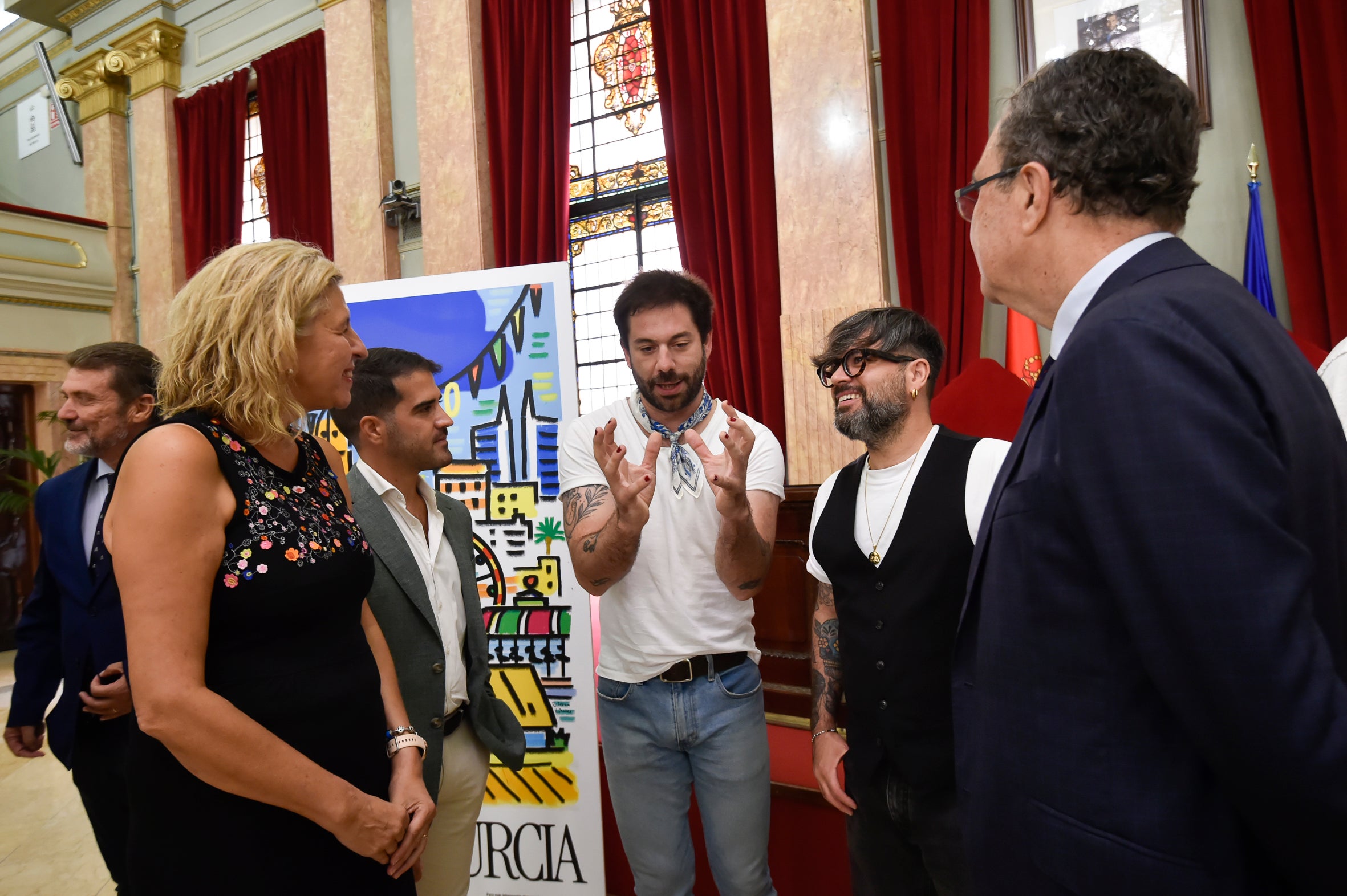 La presentación de Viva Suecia como pregoneros de la Feria de Murcia, en imágenes