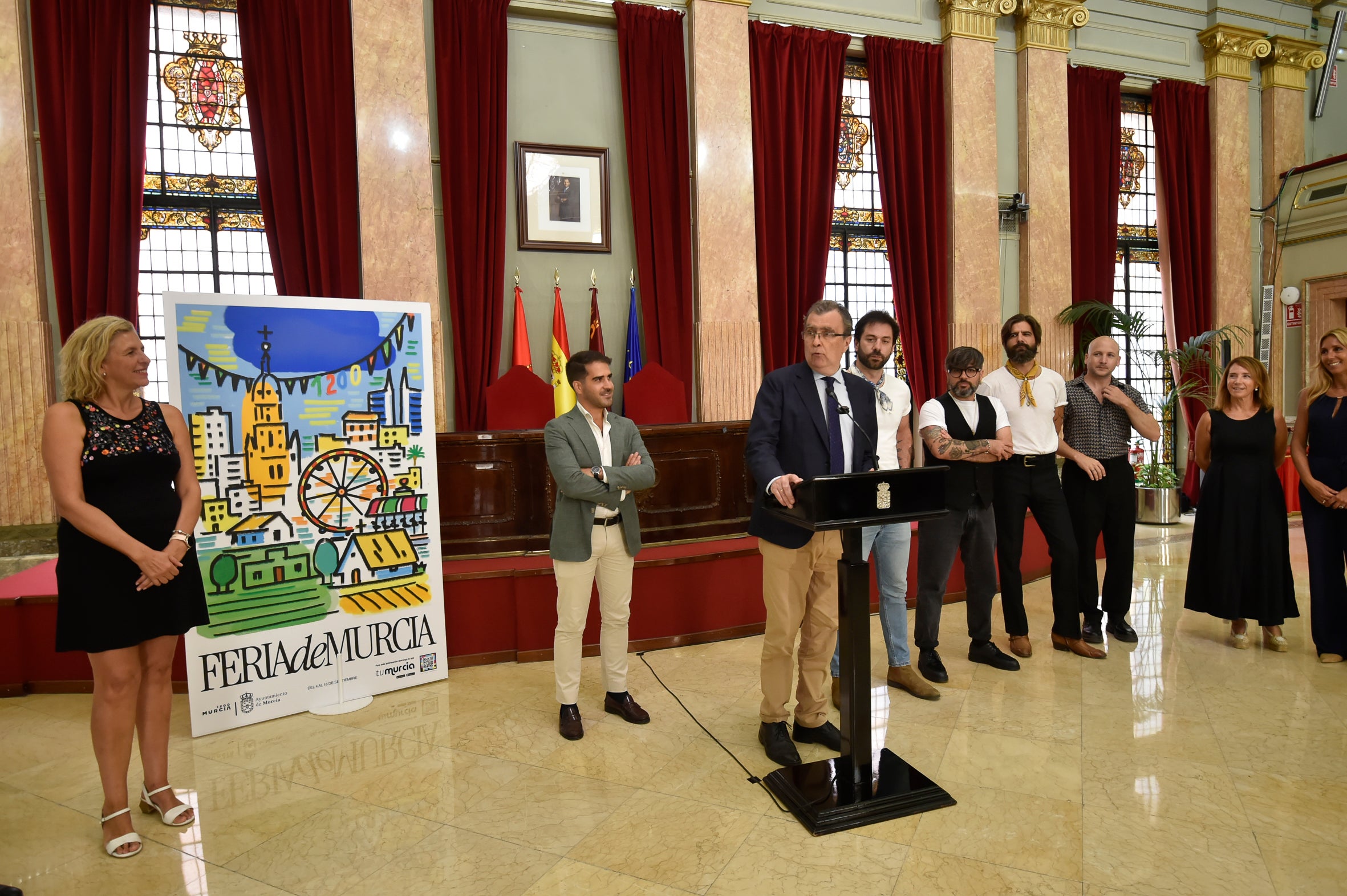 La presentación de Viva Suecia como pregoneros de la Feria de Murcia, en imágenes