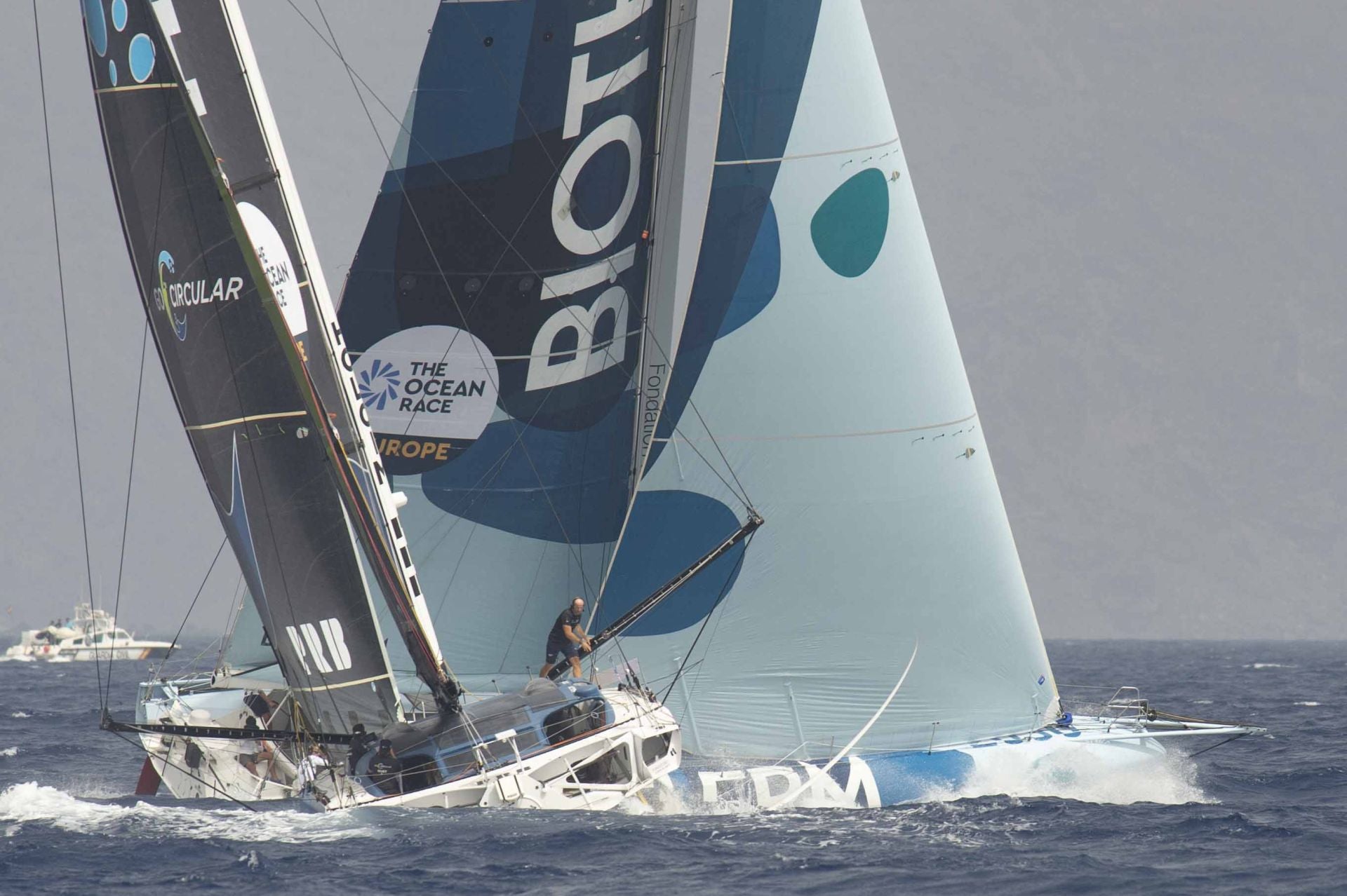 En imágenes, la Ocean Race se marcha de Cartagena hacia Niza