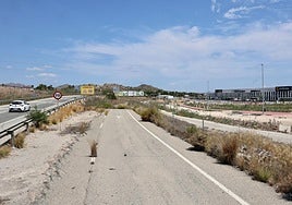 Tramo de carretera asumido por el Ayuntamiento.