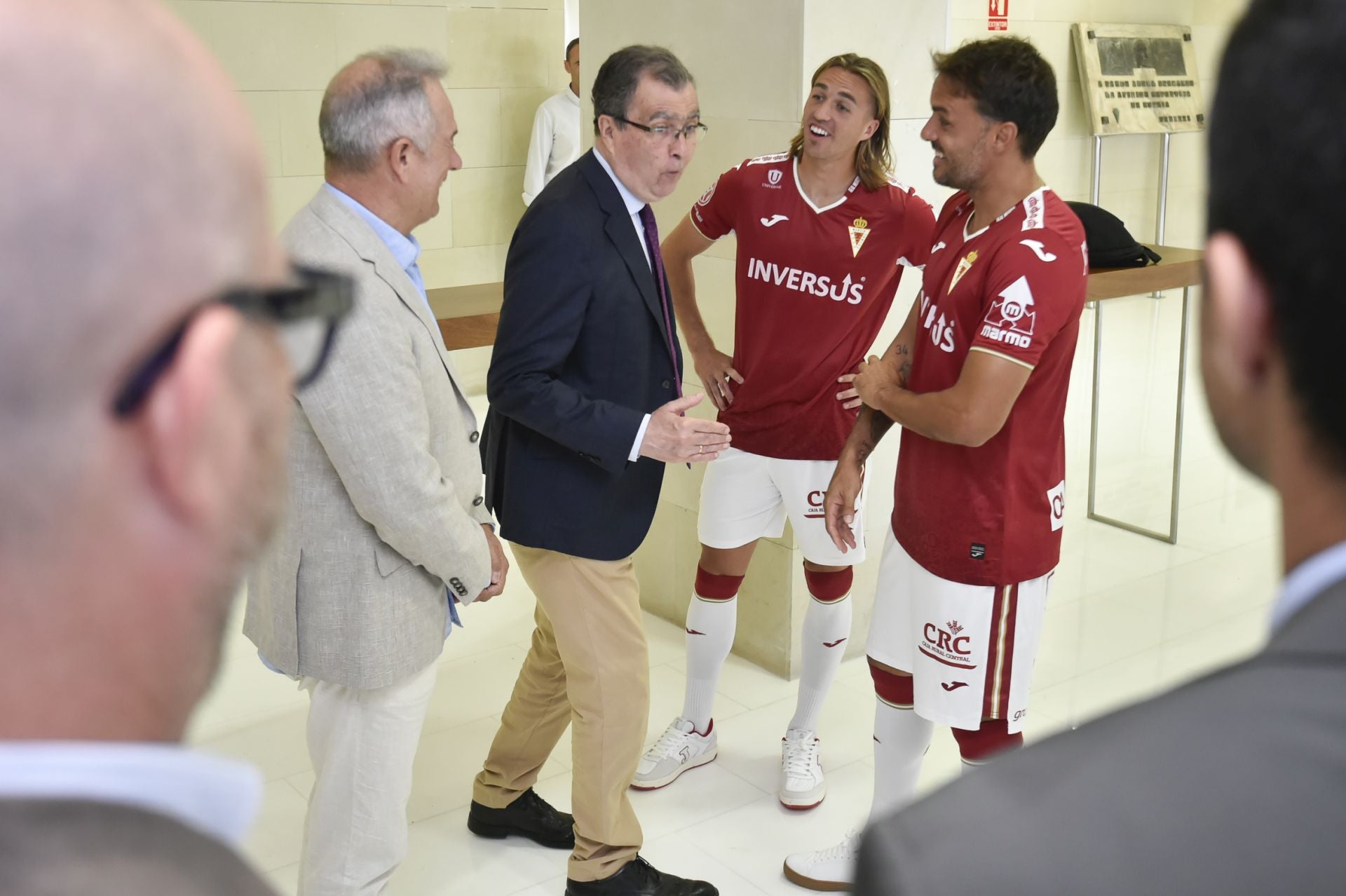 La presentación de la tienda del Real Murcia, en imágenes