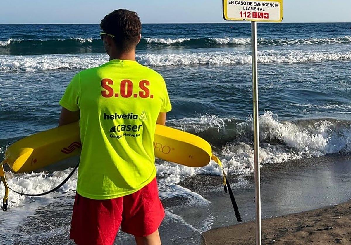 Socorrista del Servicio Municipal de Emergencias de Lorca.