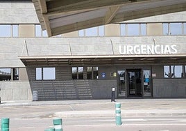 Entrada de urgencias del hospital Los Arcos, en una imagen de archivo.
