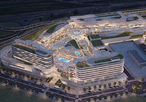 Proyecto del centro comercial Infinity, en Valencia, que ha comprado la empresa de Tomás Olivo para su desarrollo en los próximos años.