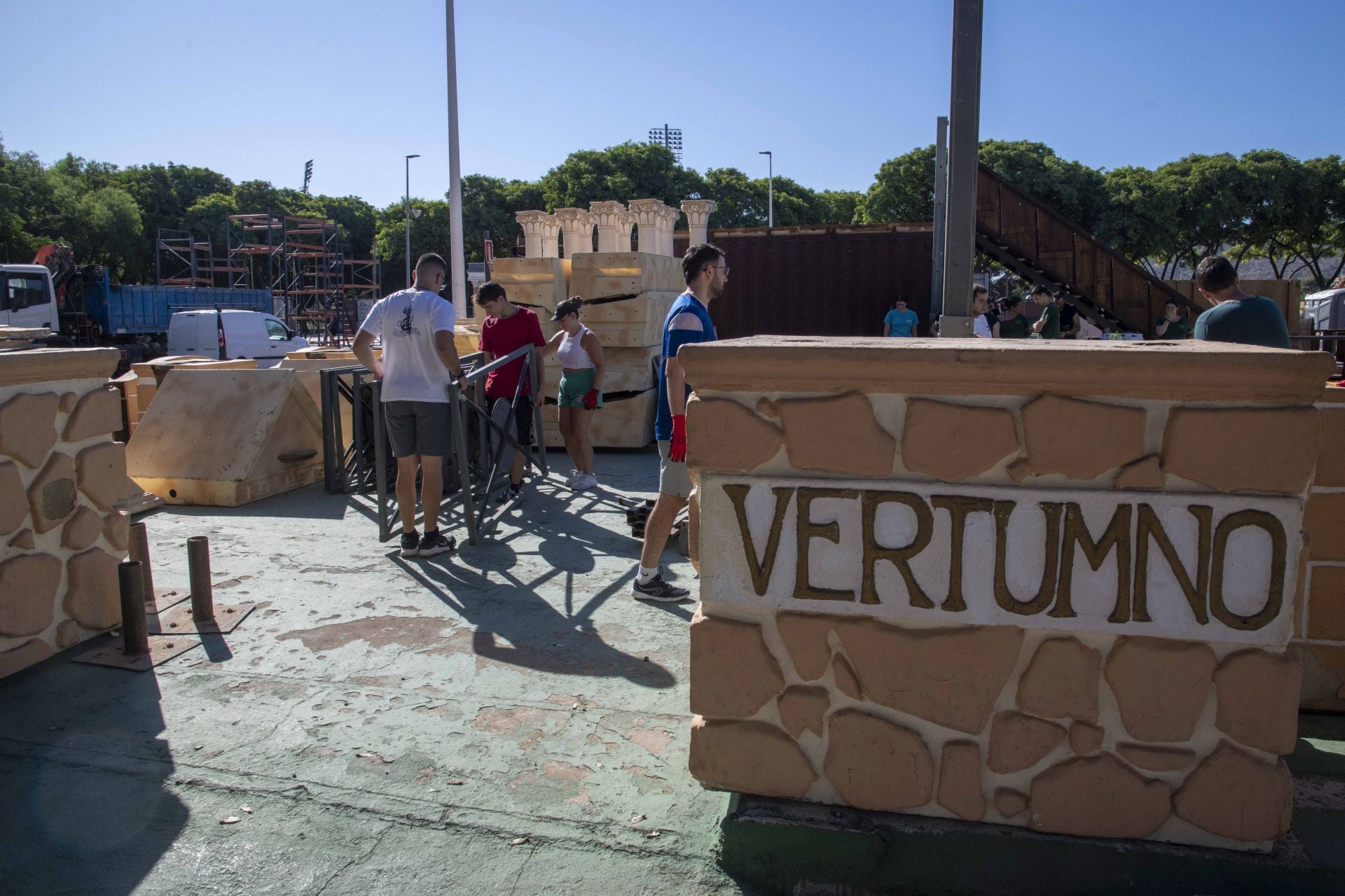 Carthagineses y Romanos inician la cuenta atrás con el montaje del campamento