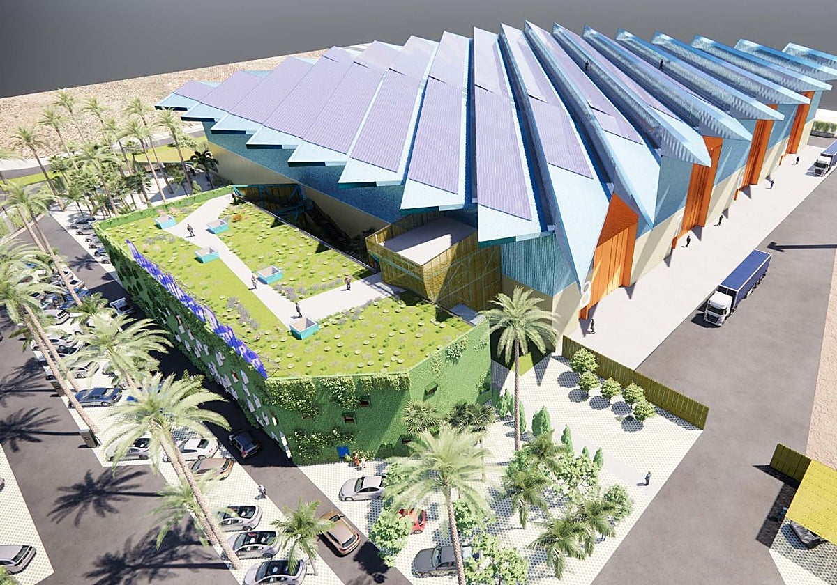 Renderización de la nueva planta de Mecánicas Bolea en Los Camachos.