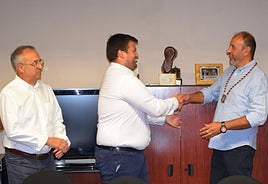 López Baquero, Simón Laborda y Antonio Reinón.