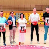 Presentación del trofeo Costa Cálida, ayer en Yecla.