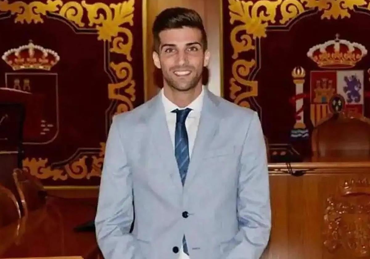 El alcalde de Alguazas, José Gabriel García Bernabé, tras asumir el cargo.