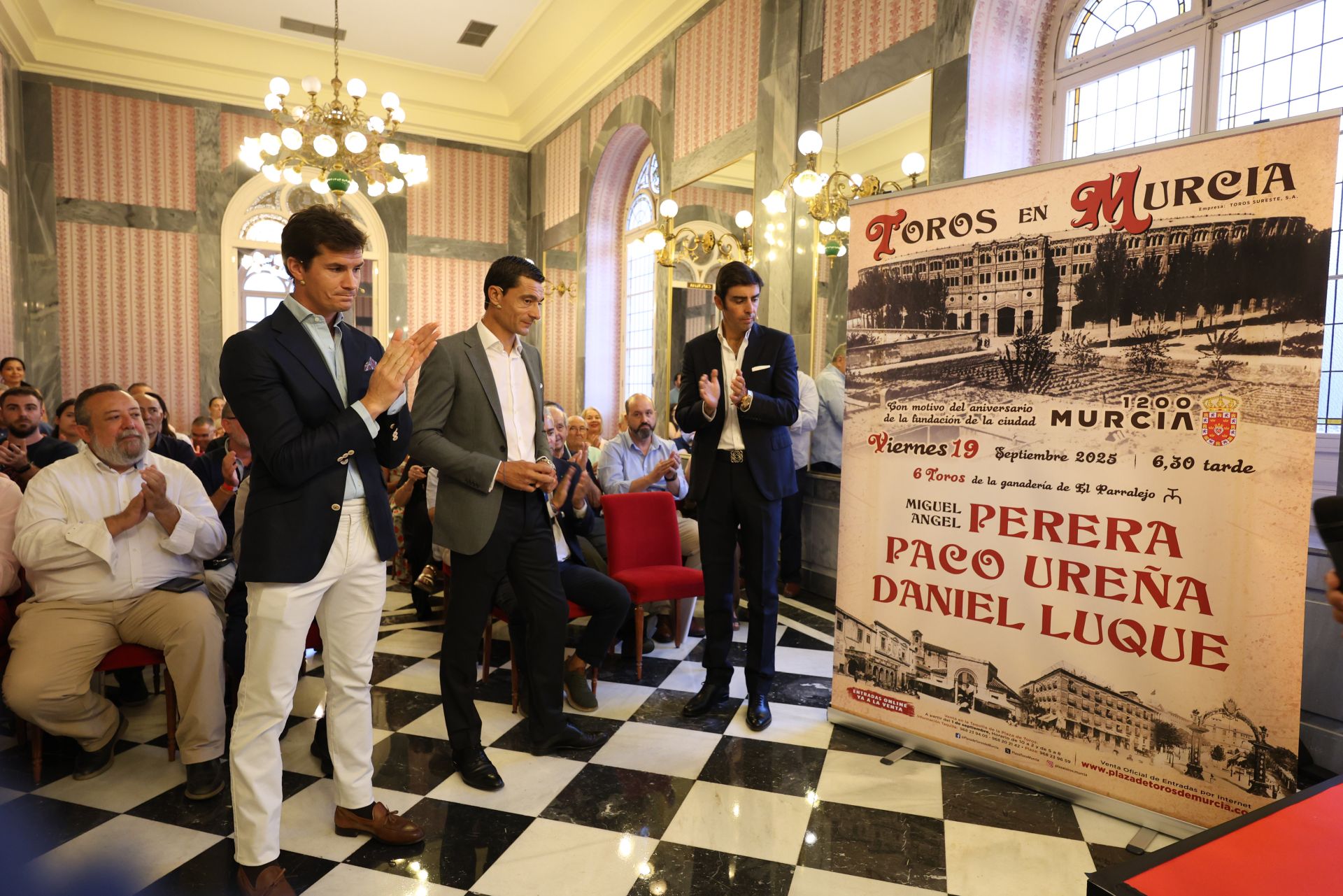 Presentación de la corrida conmemorativa del 1.200 aniversario de la ciudad de Murcia